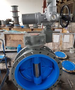 ประตูน้ำลิ้นปีกผีเสื้อติดหัวขับไฟฟ้า Butterfly Valve with Electric Actuator บัตเตอร์ฟลายวาล์ว