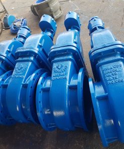 Gate Valve เกทวาล์ว ประตูน้ำบนดินติดชุดเกียร์ทด มอก 256-2540