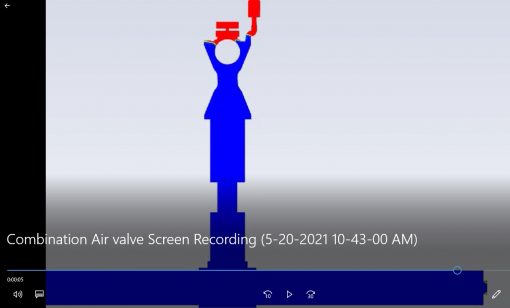 Combination Air Valve Simulation